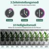 Laybasic Pflanzenlampe 72LEDs Pflanzenlampe Vollspektrum,Garten Zimmergewächshaus Growlight, 35–155 cm höhenverstellbar,Dimmbare Helligkeit,3/9/12H Timer Bild 1