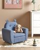 Kindersessel MARIBO Stoff Blau Bild 3