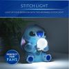 Stitch Licht - Offiziell Lizenzierte Lilo & Stitch Lampe, Disney Sammlerstück, Nachttischlampe für Schlafzimmer, Dekor für Nachtbeleuchtung, Blau Bild 3