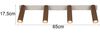 Moderner LED Deckenstrahler AMBALA dimmbar 4-flammig Coffee, Breite 65cm Bild 3