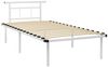 vidaXL Bettgestell Weiß Metall 100x200 cm [324824] Bild 2