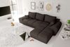 99rooms Antalya Ecksofa Cordstoff POSO Braun Rechts mit Schlaffunktion Bild 3