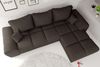 99rooms Antalya Ecksofa Cordstoff POSO Braun Rechts mit Schlaffunktion Bild 4
