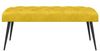 vidaXL Bank mit Knopfheftung Gelb 110 x 40 x 46 cm Samt 42038578 Bild 4
