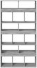 vidaXL Raumteiler Grau Sonoma 100x33x187,5 cm Holzwerkstoff 3309542 Bild 4