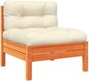 vidaXL 9-tlg. Garten-Sofagarnitur mit Kissen Wachsbraun Kiefernholz 3299374 Bild 5