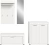 xonox. home Garderobe Jam X8BA9G03 Garderobenkombination Garderoben-Set in weiß, ca. 200 x 191 x 35 cm Bild 2
