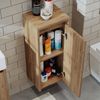 Roomart LEO Badmöbel - nur Hochschrank - H 70 x B 25 x T 30 cm • Eiche Bild 5