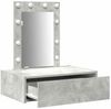 vidaXL Schminktisch mit Schubladen Grau 60 x 40 x 70 cm Holzwerkstoff 865220 Bild 4