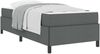 vidaXL Boxspringbett mit Matratze Dunkelgrau 90 x 190 cm Stoff 3398823 Bild 2