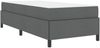 vidaXL Boxspringbett mit Matratze Dunkelgrau 90 x 190 cm Stoff 3398823 Bild 4