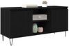 vidaXL TV-Schränk Schwarz Eichen-Optik 104 x 35 x 50 cm Holzwerkstoff 881934 Bild 3