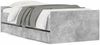 vidaXL Bett mit Schubladen Betongrau 75x190 cm 3207388 Bild 2