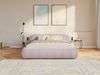 Selsey 'Shels Low' Polsterbett 140x200 mit Bettkasten, Breitcord, Rosa Bild 2