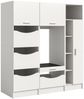 welltime Badmöbel-Set FALAS, TOPSELLER!, 3-teilig, Hauswirtschaftsraum Set, Breite 176 cm, (Set, 3-St, 1x Wäscheschrank, 1x Waschmaschinenumbauschrank, 1x Mehrzweckschrank), Kombination, Waschmaschinenumbau, Waschmaschinenschrank, Wäschekammer Bild 5