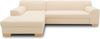 DOMO. collection Ecksofa Tinos, Couch in L-Form mit Schlaffunktion, Beine aus Buche mit Filzgleitern, Sofa, Polsterecke, Eckcouch, Schlafsofa 273 x 157 x 74 cm (BxTxH), beige Bild 2