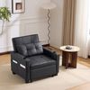 MODFU Schlafsofa Sessel für kleine Räume, 3-in-1 Ausziehbares Schlafsofa mit USB & Getränkehaltern – Multifunktionaler Liegestuhl 1 Teile, mit Relaxfunktion Bild 2