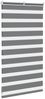 vidaXL Doppelrollo Dunkelgrau 80x100 cm Stoffbreite 75,9 cm Polyester 4014101 Bild 4