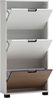 Schildmeyer Schuhschrank Schuhkipper Ryker 160032, Mattweiß/Akustikpaneel Optik, 59,8 x 19,5 x 124 cm Bild 4
