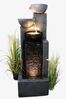 Arnusa Gartenbrunnen Großer Springbrunnen mit Beleuchtung Kaskade Wasserfall Krüge, 109cm Höhe Bild 5