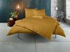 Mako Satin Damast Bettwäsche Ornament gold Garnitur 200x220 + 2x 80x80 Bild 5