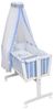 Baby-Delux Stubenbett Babywiege Komplettset, Schaukelwiege Weiß 90x40 cm Komplett Bettset Wiegenset Bild 4