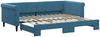 vidaXL Tagesbett Ausziehbar Blau 90x200 cm Samt 3197770 Bild 2
