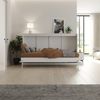 SMARTBett Schrankbett Classico 100x200 cm Horizontal Weiß Wandklappbett Gasdruckfedern, Klappbett Bild 4