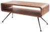 Puristischer Couchtisch ALINO 100cm massiv Sheesham TV-Board Palisander Bild 5