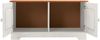 loft24 Schuhbank Lichi, Sitzbank Landhaus, Kiefer, Flurbank, Bank mit Türen Bild 2
