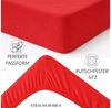 Strauss Home Spannbettlaken Premium 160 g/m² Gekämmte Baumwolle Jersey in Hotelqualität, Gummizug: Rundumgummi, OEKO-TEX®-zertifiziert - Hotelqualität – Formstabil & Langlebig Bild 4