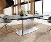 Esstisch Edge 200-300x100 Keramik Laminam®Nero Greco Anthrazit Wave Edelstahl ausziehbar Bild 4