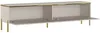 Vente-unique - VUKIA TV unit Holz, Platte Beige - B 39,6 cm x H 46,8 cm x L 180 cm Bild 4