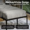 STEELSØN 'Situla' Bett 90x200 cm, Metall, schwarz, Metallbett mit Lattenrost, geeignet ein Einzelbett Bild 4