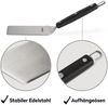 BURNHARD® Edelstahl Plancha Set Jones mit 2-tlg. Grillspachtel und Grillschaber Set - Multi-Color - #946149 Bild 5