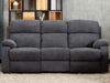 Relaxsofa 3-Sitzer TOLZANO - Stoff - Anthrazit Bild 5