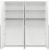 Beautysofa Drehtürenschrank GIANA 4‑türig (im modernen Stil, mit 2 Kleiderstangen & 4 Ablagefächern) Breite: 210 cm Bild 3