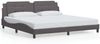 vidaXL Bettgestell mit LED ohne Matratze "Zadar" Grau 200x200 cm 3214134 Bild 5