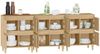vidaXL Sideboards 3 Stk. Sonoma-Eiche 60x35x70 cm Holzwerkstoff 3185770 Bild 5