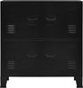 vidaXL Lagerschrank Industrial Schwarz 75x40x80 cm Stahl 145358 Bild 4