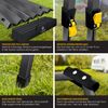 KESSER® Campingtisch faltbar Klapptisch mit Aluminiumrahmen Aufrollbare Tischplatte Falttisch klappbar höhenverstellbar inkl. Tragetasche mit Trageband & Netztasche Anthrazit (120 x 70cm) Bild 4