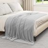 vidaXL Überwurfdecke Grau 150 x 200 cm Fleece 42016770 Bild 3