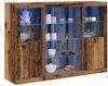 vidaXL LED-Sideboard Altholz 142,5 x 37 x 100 cm Holzwerkstoff 3333120 Bild 3