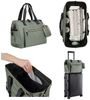 Kikkaboo Wickeltasche Maxi mit Wickelunterlage, kleine Tasche, Reißverschluss hellgrün Bild 3