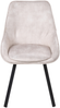 Esszimmerstuhl 2er Set drehbar TERLTON Samtstoff Hellbeige Bild 5