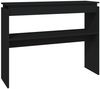 vidaXL Konsolentisch Schwarz 102x30x80 cm Holzwerkstoff 808324 Bild 2