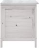 vidaXL Gartentruhe Weiß 50x49x56,5 cm Massivholz Tanne 364749 Bild 5