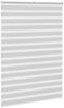 vidaXL Doppelrollo Hellgrau 165x200 cm Stoffbreite 160,9 cm Polyester 4014482 Bild 4