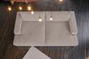 KAWOLA Big Sofa MADELINE Cord taupe 85 x 170 x 290 cm Bild 5