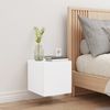 vidaXL TV-Wandschrank mit LED-Leuchten Weiß 30,5x35x30 cm 837218 Bild 5